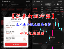 通达信【逆袭打板神器】主副选指标“趋势+量能”的双重确认量能异常放大信号 手机电脑通用